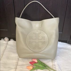 Tory Burch Perforated Logo Hobo